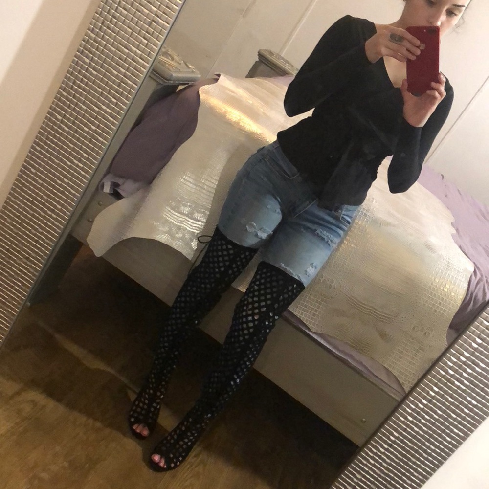 Thigh high heels